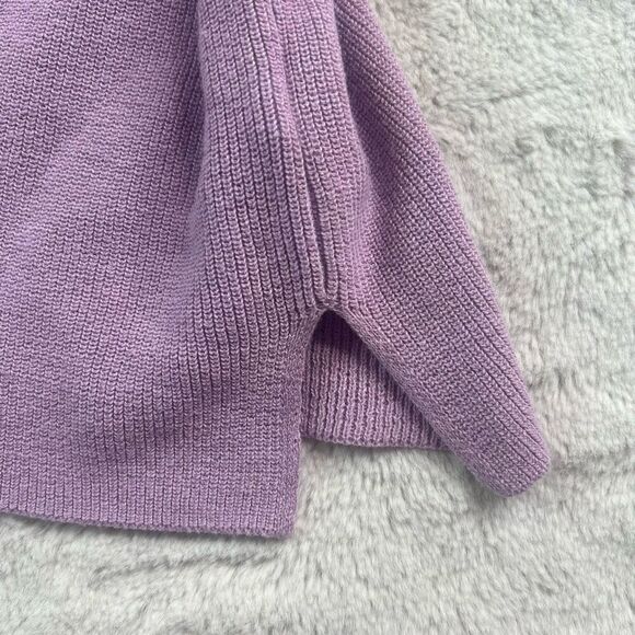 JOIE Knit Top Womens XL Purple Collared Sleeveless Soft Vneck Vest - Picture 5 of 10